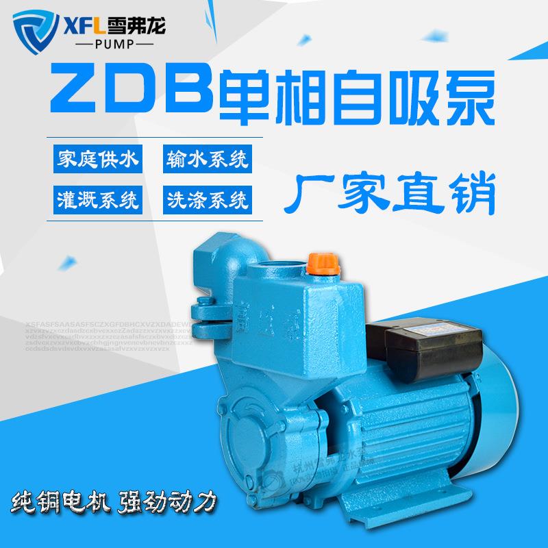 750W清水自吸泵/小型电动三相380V家用自吸式水井抽吸水泵铸铁1寸