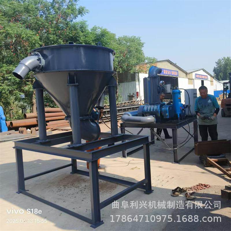 地铁隧道砖块石子负压上料机泥水石沙输送机150型砂石泥浆吸料机