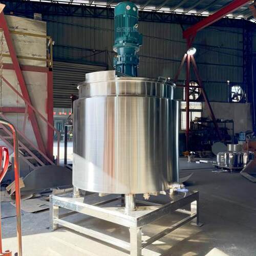 不锈钢化工反应釜搅拌机厂家洗洁精液体搅拌机发酵恒温罐