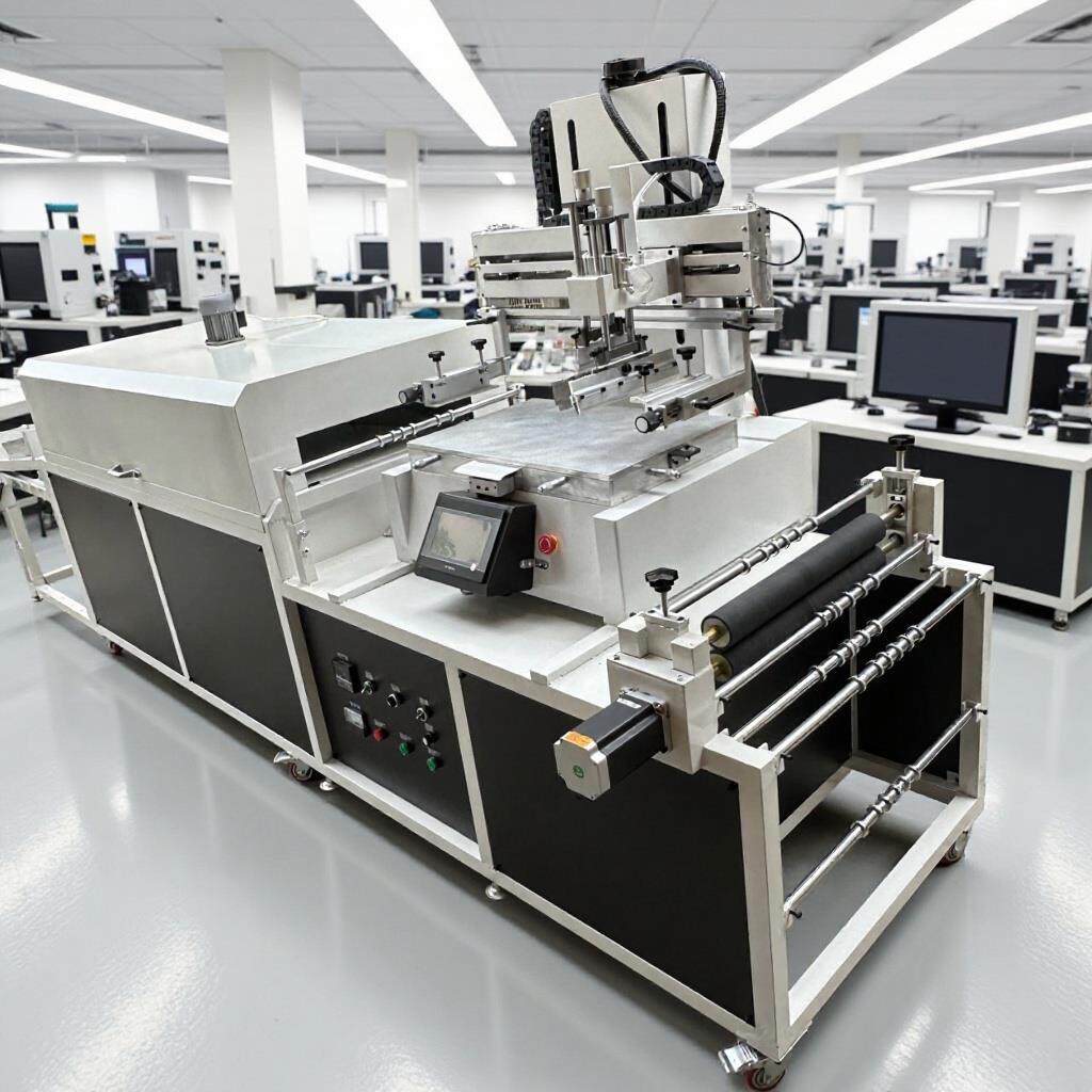 印刷烘干冷却收卷一体卷对卷织带拉链丝印机全自动网印机好用