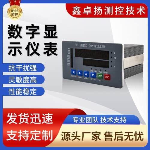 卓扬通用型智能工控系统测力仪表压力测试仪称重力值数字显示仪表