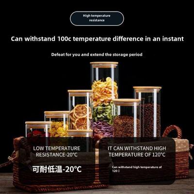 Glass Jar With Lid Cookie Kitchen Storage Jars And Lids Maso