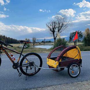自行车推车后挂式 备亲子儿童单车登山车拉货行李车 户外骑行露营装