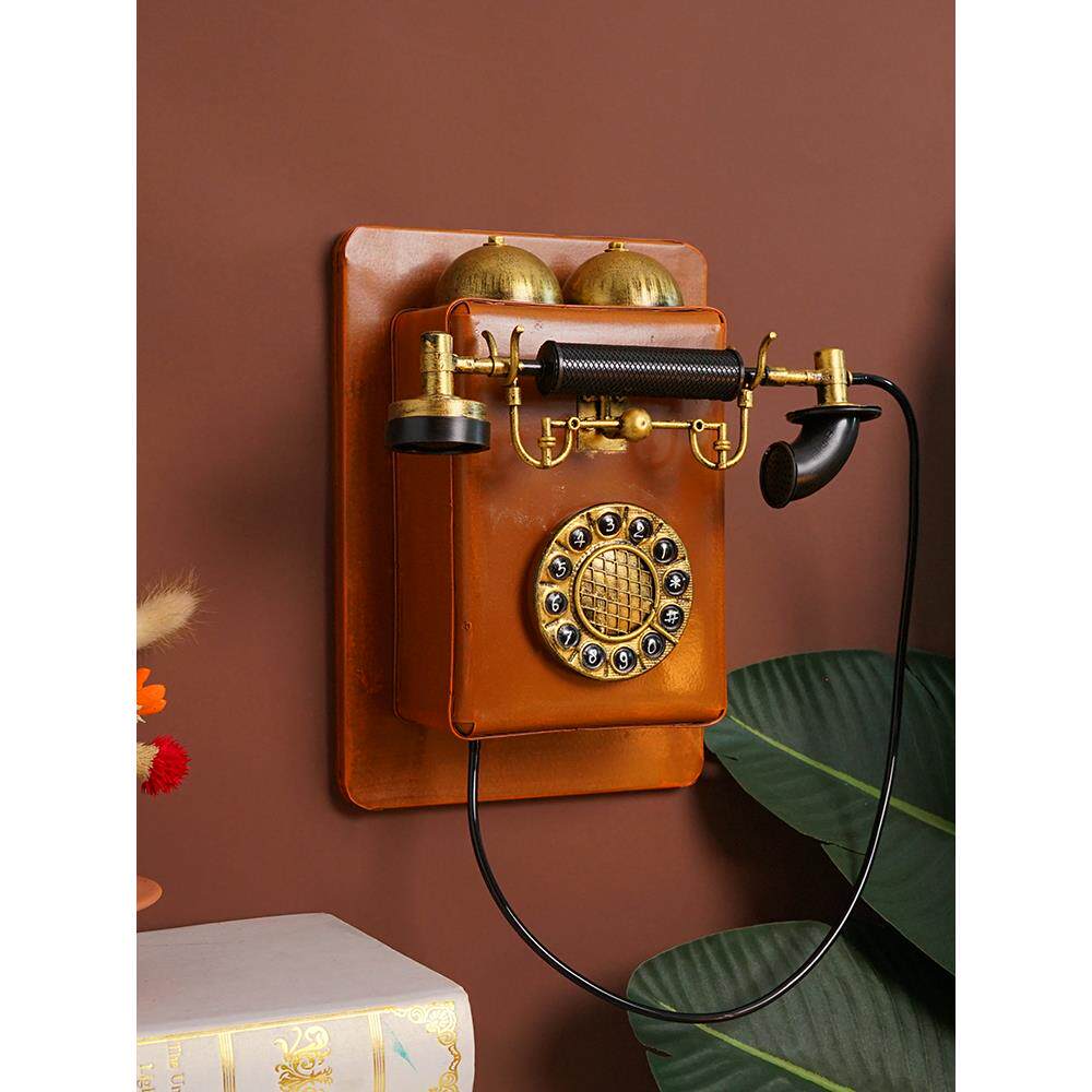 采购产品怀旧旧物，老式壁挂，电话覆古装饰挂件，南洋风格餐厅壁