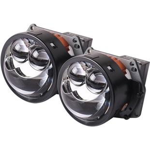 双直射LED透镜车灯升级远光炮汽车远近一体双光升级大灯6000K