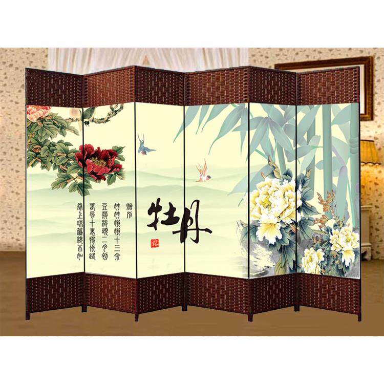 高档美容院养生会客所屏风帘折叠移动隔可断墙易厅卧室推拉现代简