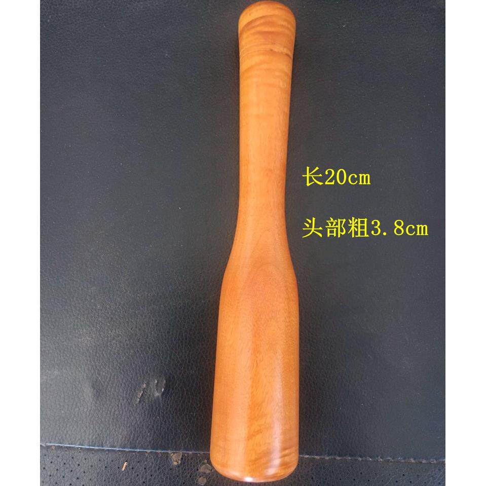 高档枣木蒜锤捣药棒槌木研磨棍耐用捣纯实原木环保硬木臼压蒜泥包