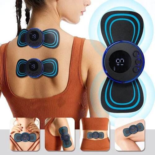EMS Neck Massager Cervical Back Muscle Pain Relief Patch Mas
