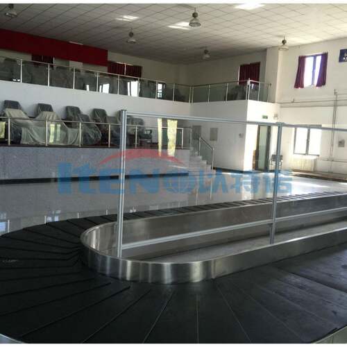 天津训练转盘输送线广东海关基地转盘设备深圳橡胶鳞板转盘