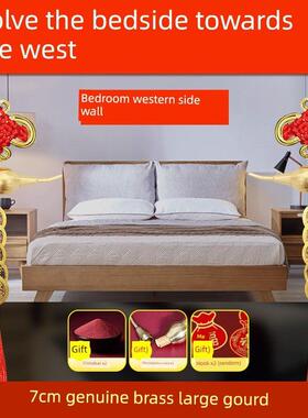 床头面向西化解吉祥物五帝钱上门挂件专业解决床头面向西的靠西铜