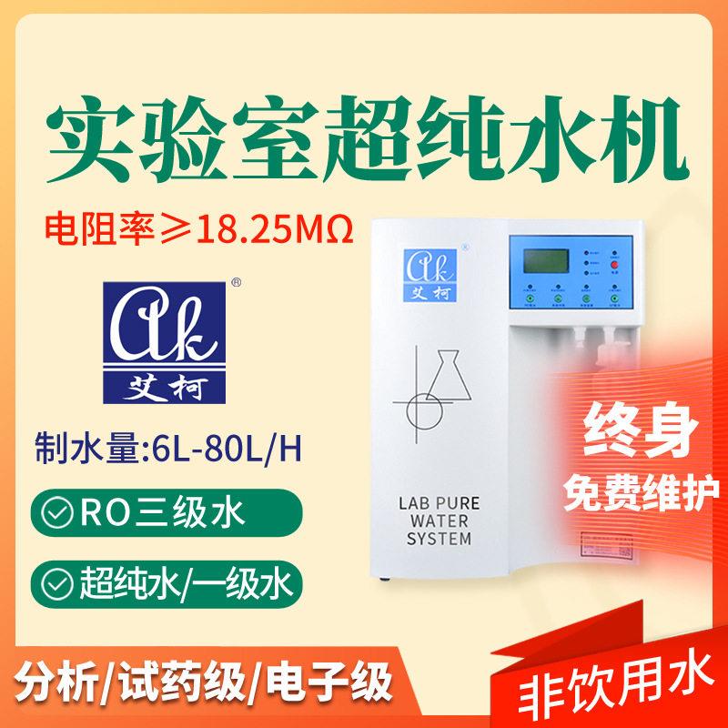 稀土矿产分析超纯水机稀土元素检测低干扰实验室超纯水设备60L/H