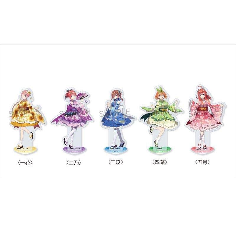 五等分的花嫁周边新娘中野三玖五月一花四叶二乃和服装亚克力立牌