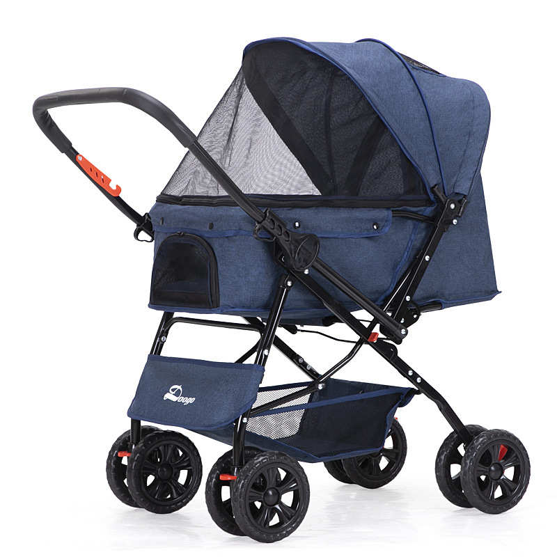 Doogo宠物推车狗狗户外推车双向调节推车柴犬柯基遛狗车中小型车