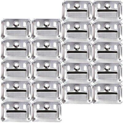 100 Pcs Wall Buckle Furniture Clamp for Brackets Panel