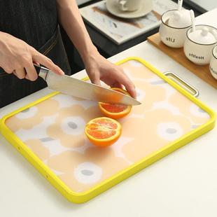 04ACS不锈钢切菜板厨房餐具面板案3板塑料两用加揉厚类分砧板 包邮