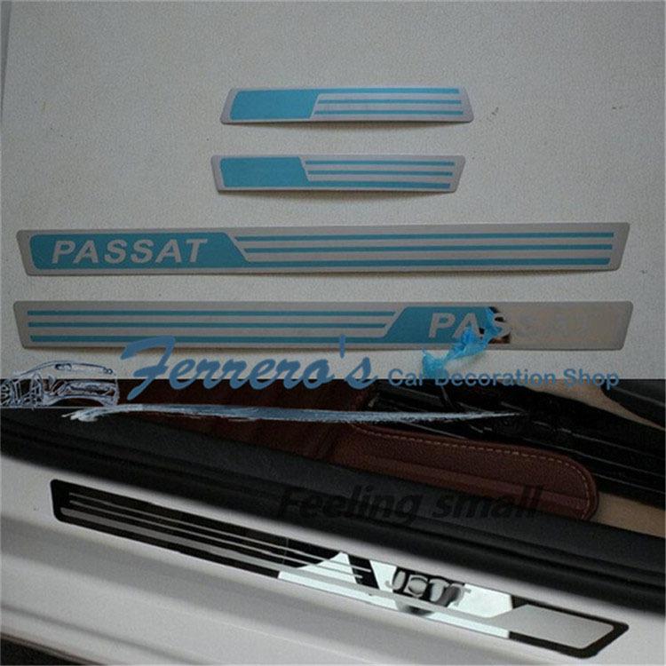 适用专用大众帕萨特B5 B7 PASSAT 超薄门槛条 迎宾踏板
