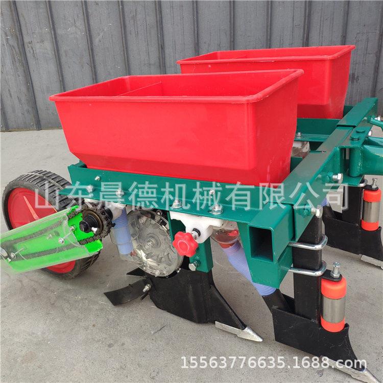 双行播种施机 农用小型汽油下种机家用苞米追机