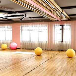 舞蹈室镜子贴墙粘DDP 0412超清拼全身穿衣镜接用健家身自跳舞玻璃