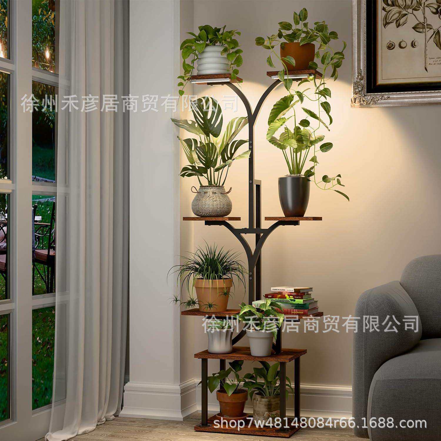 新型金属绿植架室内花架多层客厅摆架阳台组装花架植物架