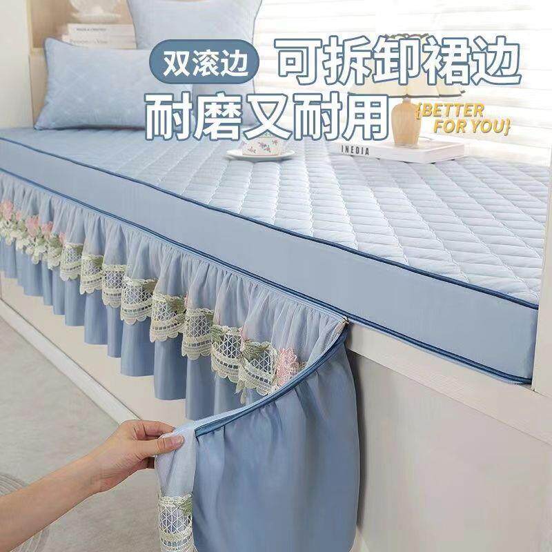飘窗垫四季通用客厅卧室窗台阳台垫高档新款欧式轻奢榻榻米海绵垫