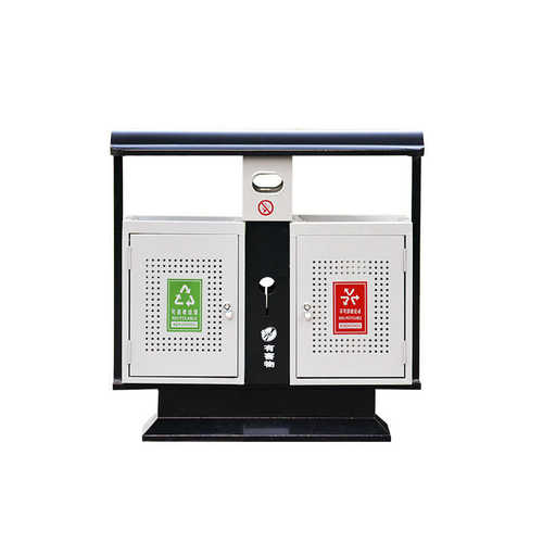 公园环卫垃圾桶批发小区物业市政街道分类垃圾箱户外镀锌板垃圾桶