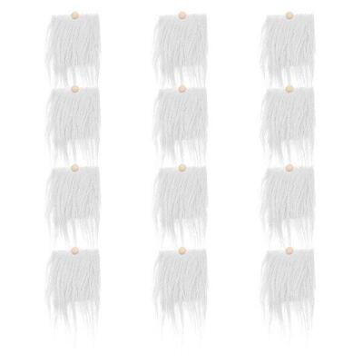 Long Curly Faux Gnome Beard Prop for DIY Craft Projects Pre