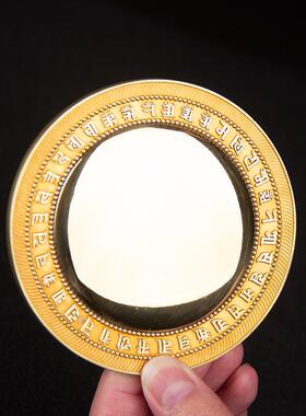 慧宝佛具用品纯铜密宗佛堂藏式摆件准提镜纯铜摆件密宗佛母像