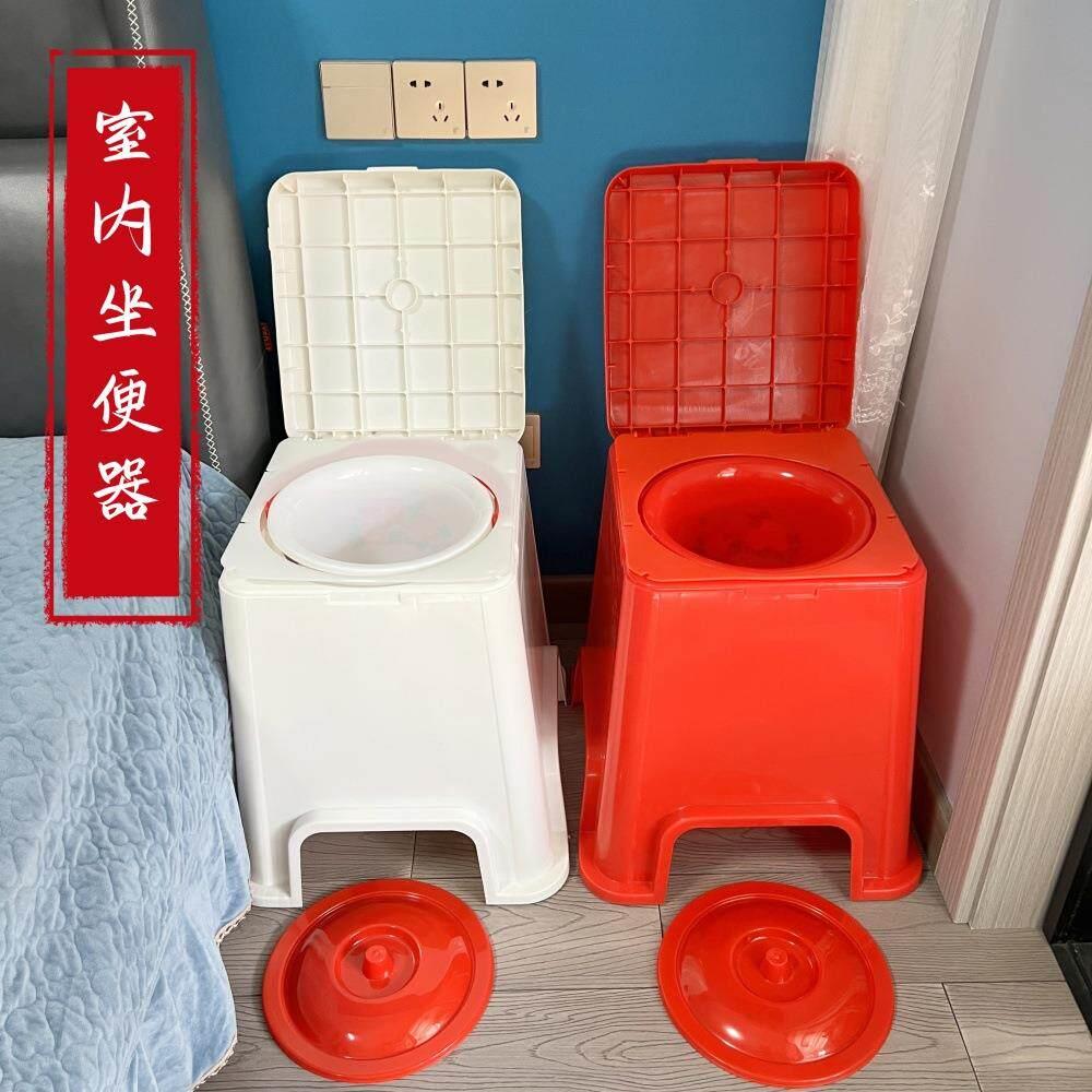 日本老人马桶坐便器可移动老年人卧室防臭家用床边便携座便凳椅子
