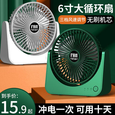 迷你小风扇 USB充插电学生宿舍床头随身便携式小型办公室桌面电扇