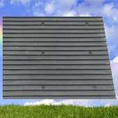 带防噪板下坡垫减震缓冲防滑垫橡胶减速带坡道实心减噪板地下