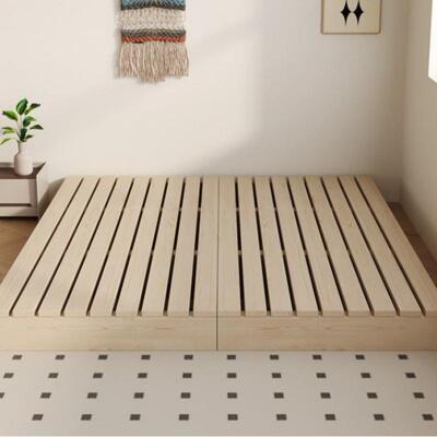 无床915头背板床用板实米木防潮排骨铺架板榻榻床架子民宿家日式