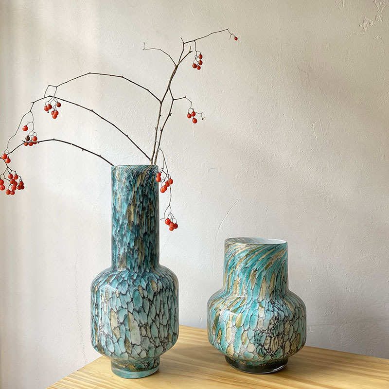 书房花中古侘插花寂玄关风客厅餐桌花瓶电视柜肌理器艺术家居