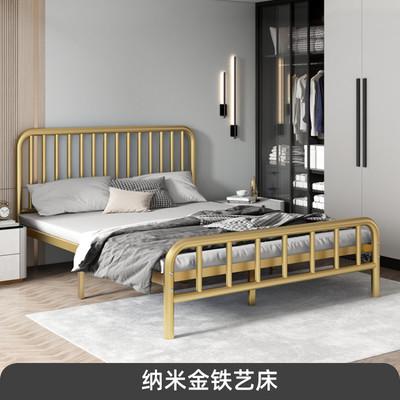 床.1铁铁架艺.简约铁床现代1出租屋5单人2m北欧儿童米8.双人床1