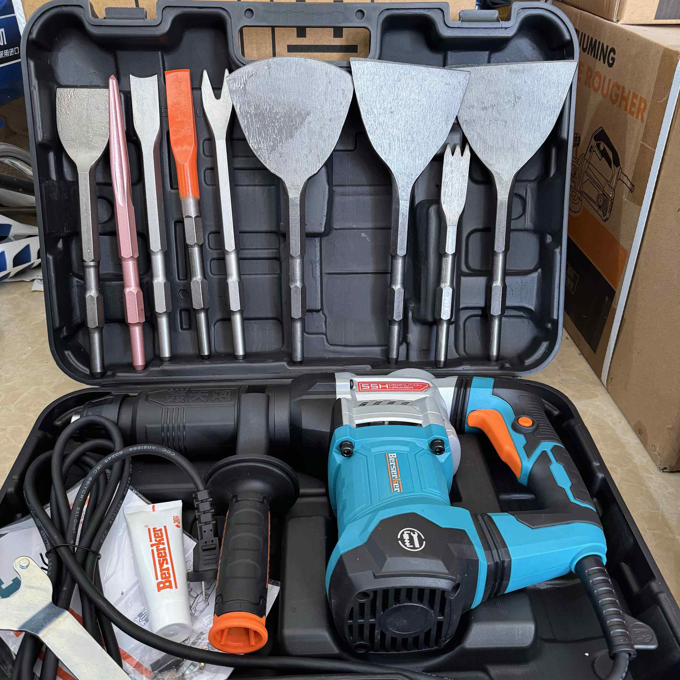 大功率轰天炮电镐拆铜神器全套拆旧电机废铜线拆解线圈拆卸马达