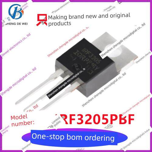全新原装 IRF3205PBF TO-220 N沟道 55V/110A 直插MOSFET场效应管