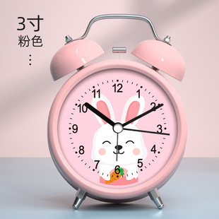 闹钟学生起床神器打铃智能金属充电闹钟老人宝宝强力叫醒便宜耐用