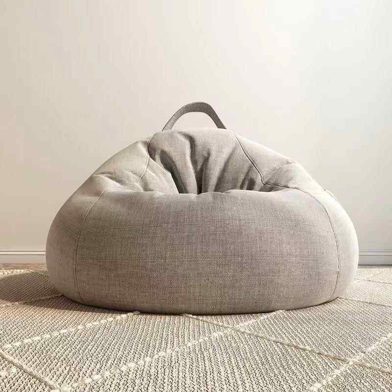 网REWE8848红懒人发可躺沙沙卧室单人小发豆沙袋阳台休闲人椅客厅