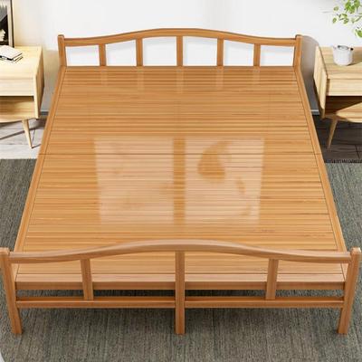 源无品牌/出头竹床折叠床凉硬单人竹子双人简易家用成人午休床租