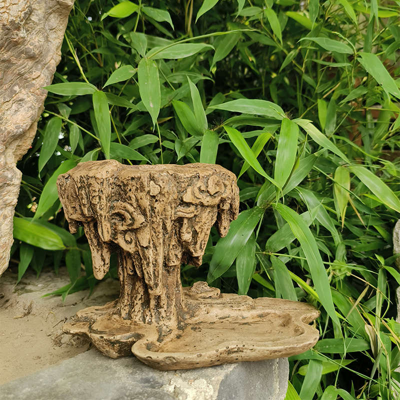花槽水石花器花盆水族箱配件造景水培上苔藓植物造景创意手工景盆