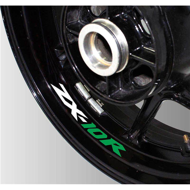 新款摩托车贴纸反光轮圈防水轮胎装饰贴膜适用于Kawasaki ZX-10R