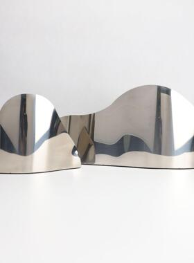 奢创软意金属酒桶花瓶桌装饰品客厅酒柜065餐厅玄关家轻居面花器