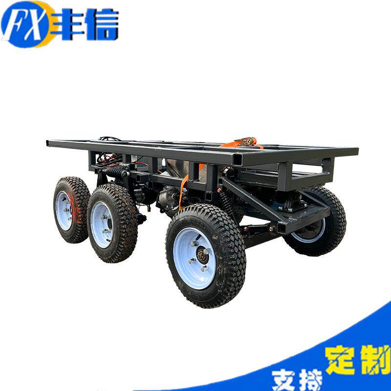 无人驾驶线控底盘六轮驱动越野循迹智能靶车远程遥控农用爬山虎