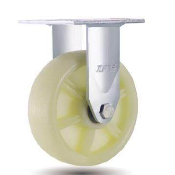 重型双轴白尼龙定向4寸5寸6寸8寸工业脚轮XFXS兴锋