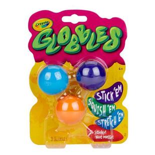 Ball Target 5Pcs Wall Squeeze Sticky Globbles Stick Glowing