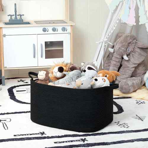 2U8K轻奢棉纳线编织收筐箱大号车载酒收纳可折叠F7775HHS脏衣篮店