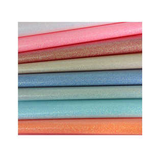 瑞盈供应现货鞋材细闪亮片0.7mm厚格利特面料TPU革人造革皮革面料