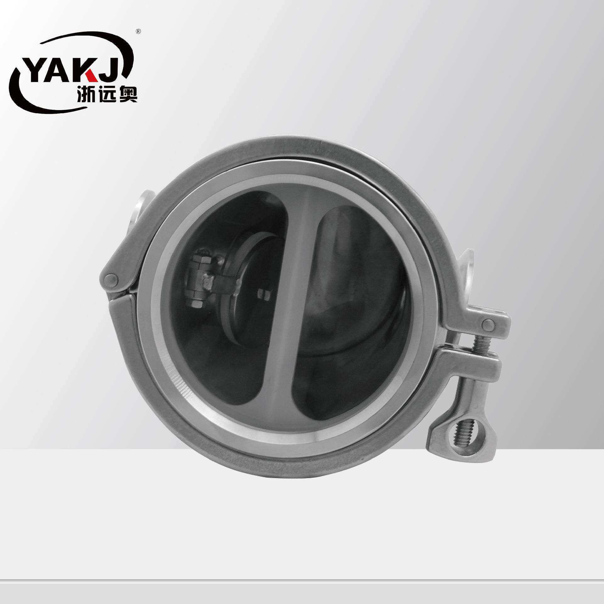 卫生级不锈钢卡箍式空气阻断器 .防倒灌地漏厂家直销