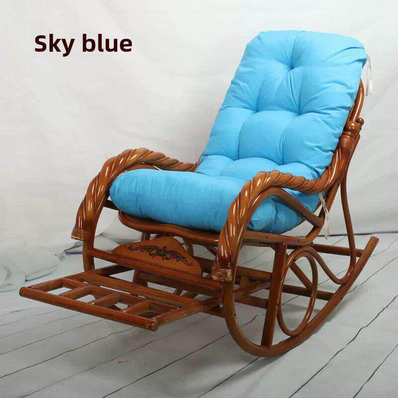 可拆洗摇椅垫摇摇椅坐垫藤椅座椅躺椅逍遥椅垫子靠背垫子加厚连体
