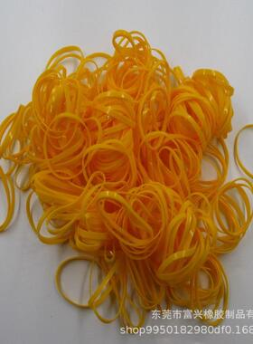 黄色 耐高温 防老化胶圈 TPU 橡皮筋 MB-4024 扎头发皮圈 橡筋