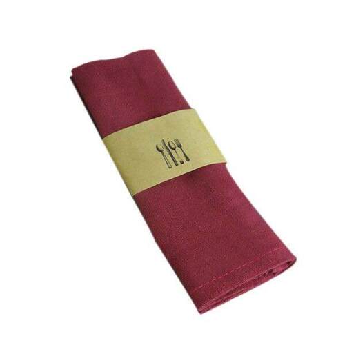 Plain Color Cotton Linen Napkins Friendly Material Water